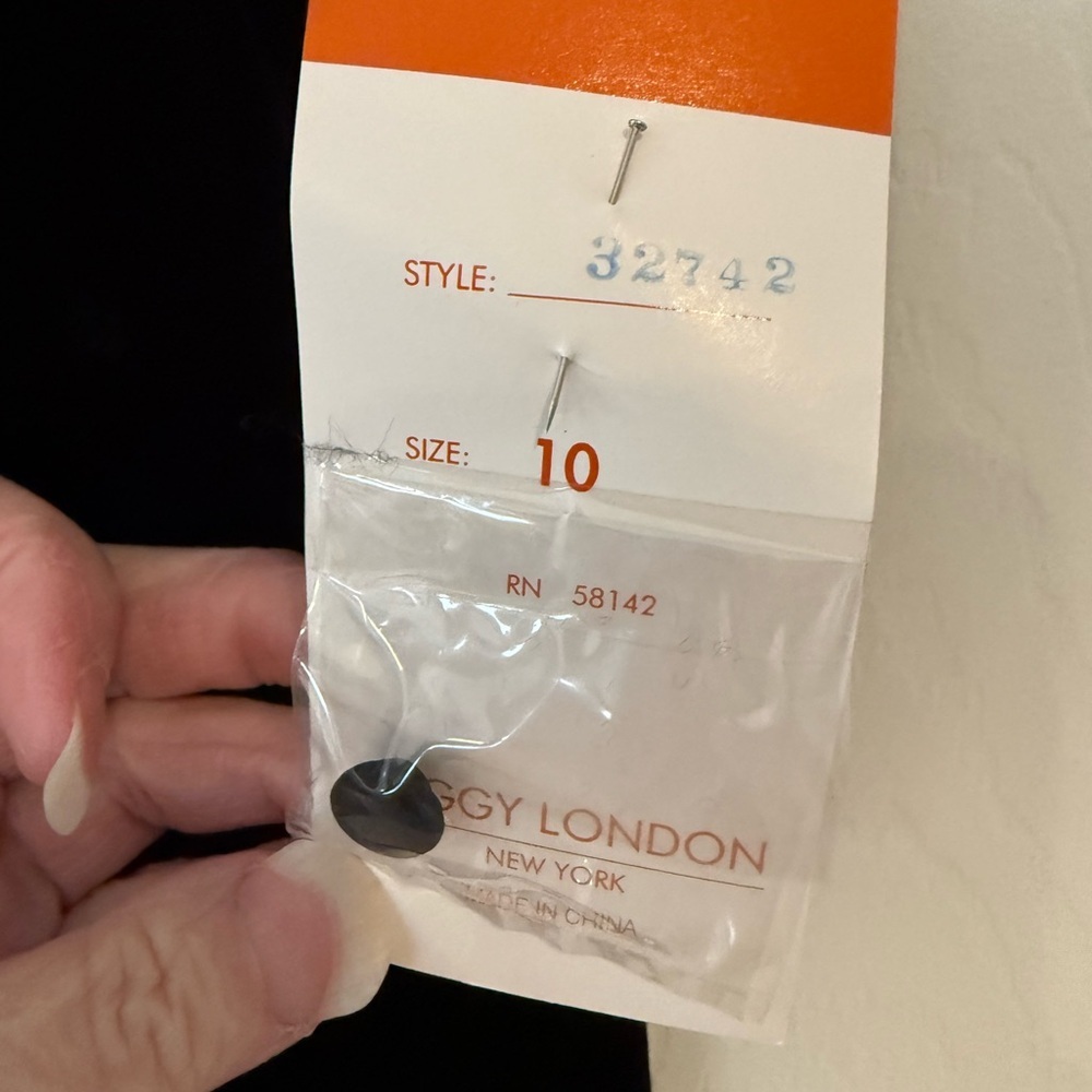 Maggy London Black Sheath Maxi Dress for Cocktail - Picture 5 of 7